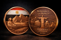 5 Ounce Copper Wonders Of The World - Great Pyramids Of Giza