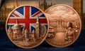 1kg London Landscapes Copper Round
