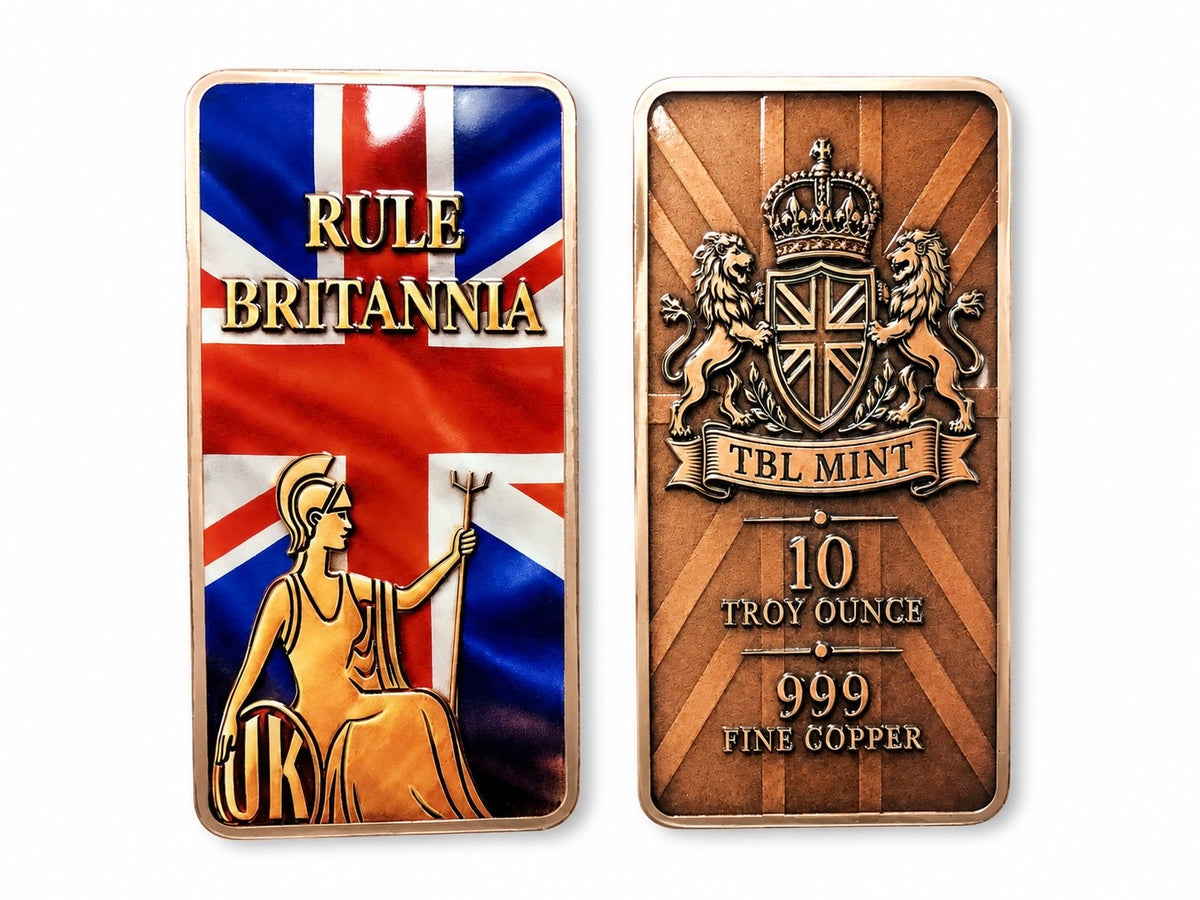 10 Ounce Copper - Rule Britannia